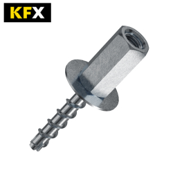 KFX Concrete Screwbolt Rod Hangers - A4 316 Stainless Steel