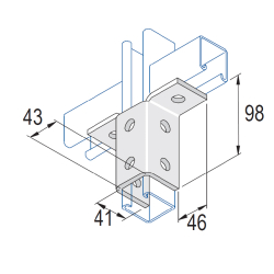Unistrut Channel Wing Fittings