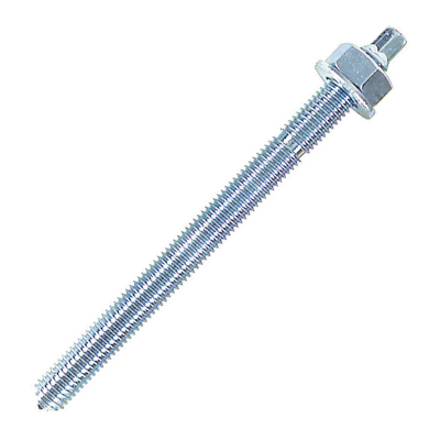 M20x260mm Studs,Nuts&Washers Chemical Anchor Studs BZP