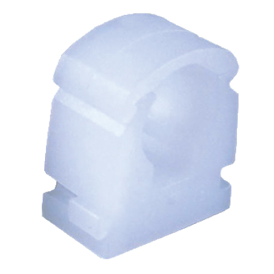 15mm Single Talon Pipe Clip White
