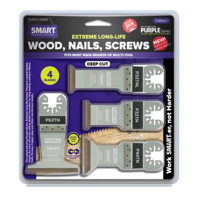 Smart Purple Bi-Metal blade 4 Piece Set