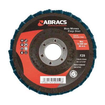 Coarse Non Woven Flap Disc 115x22mm