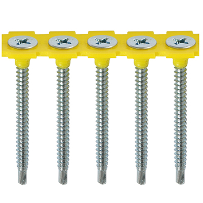 3.5x35mm BZP Collated Drywalls Self Drilling Fine Thread