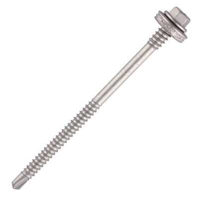 5.5/6.3x98mm/16W Hex S/Drill Coarse Light Steel - Composite