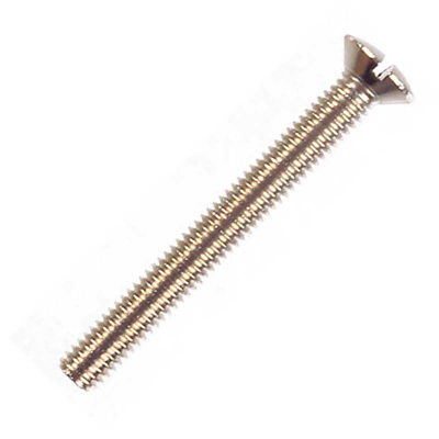 M3.5x40mm Raised CSK Nickel Machine Screws
