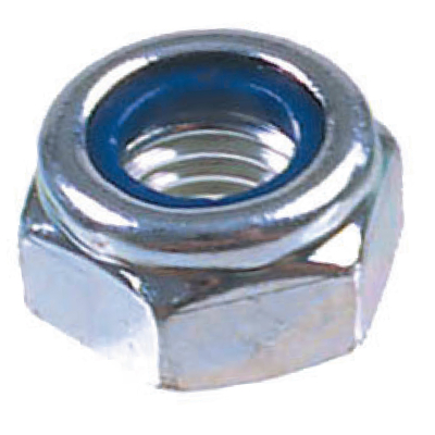 M6 BZP Nyloc Insert Nuts DIN 985 Grade 8