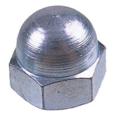 M12 BZP Dome Nuts