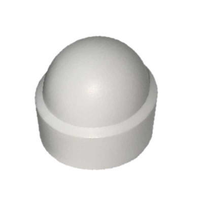 M8 White Bolt/Nut Unicaps