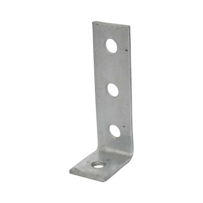 4 Hole 90Deg Channel Bracket HDG 56x137mm 1x3hole