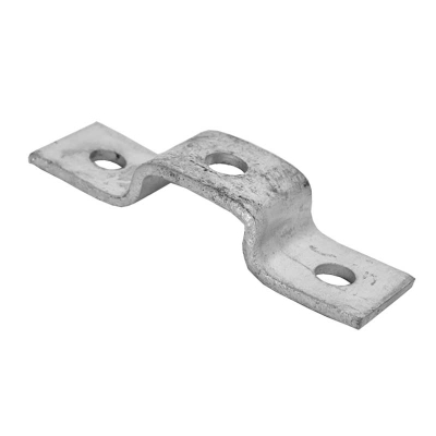 3 Hole 21mm U Bracket HDG 41x21mm P4047