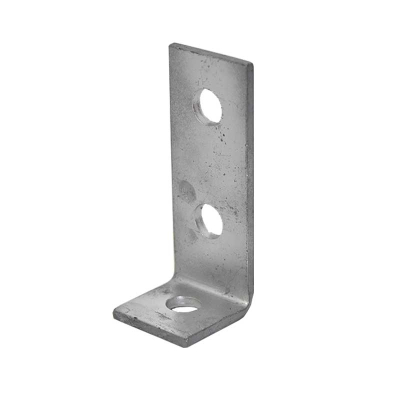 3 Hole 90Deg Channel Bracket HDG 89x56mm P1458 A1 012