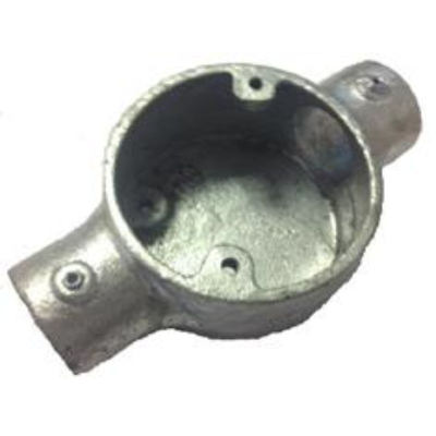 20mm Conduit Through Box HDG