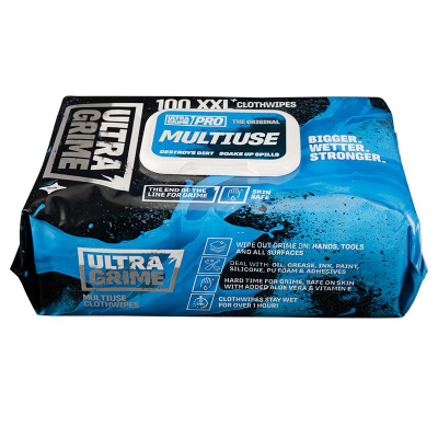 Ultragrime XXL Cleaning Wipes Pack of 100