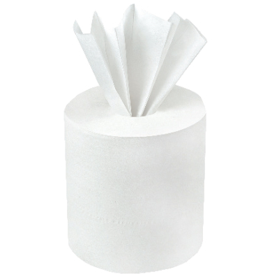 White Centre-Feed Rolls (Pk6)