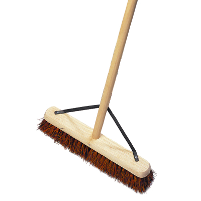 450mm Coco Soft Platform Broom c/w Handle & Stay