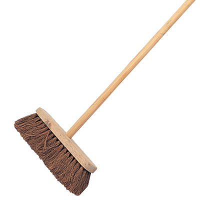 300mm Bass Hard Broom c/w Handle