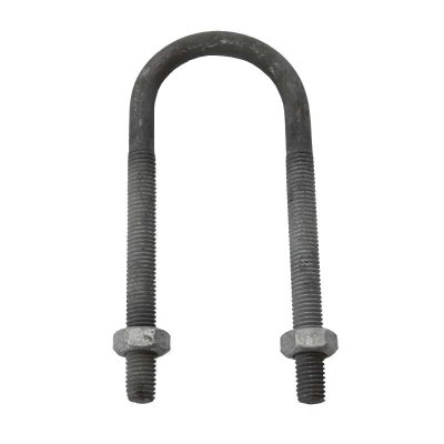 M10x65nb U Bolt HDG 2.1/2Inch 76mm ID Extended c/w 2xNuts