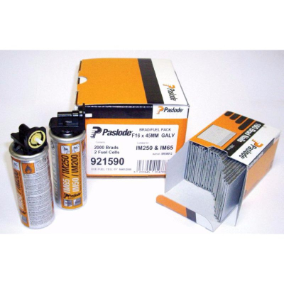 F16x50 Stainless Straight IM65 Brad Nails 921595 2000PK