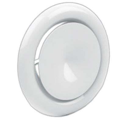 100mm Round Ceiling Supply Plastic Duct Fire-Rated Valve