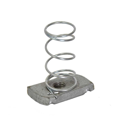 M6 Long Spring Channel Nuts HDG