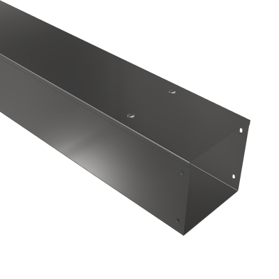 75x75mm Galv Trunking 3mtr c/w Lid & Couplers (1 Comp)