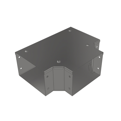 150x150mm Galv Trunking Tee Gusset Top Lid Unistrut