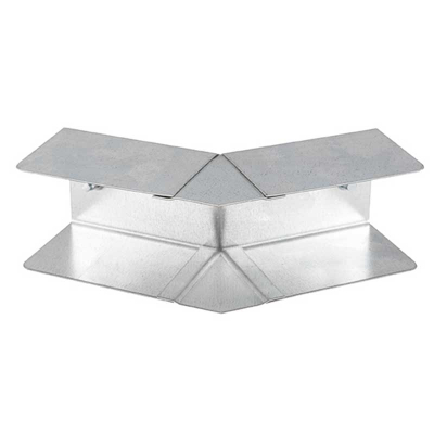 50x50mm Outside Lid Bend 45deg For Lighting Trunking