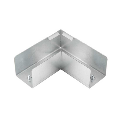 50x50mm Top Lid Bend 90deg For Lighting Trunking
