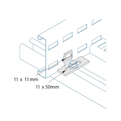 Hold Down Bracket *20* Unistrut Cable Ladder HDG