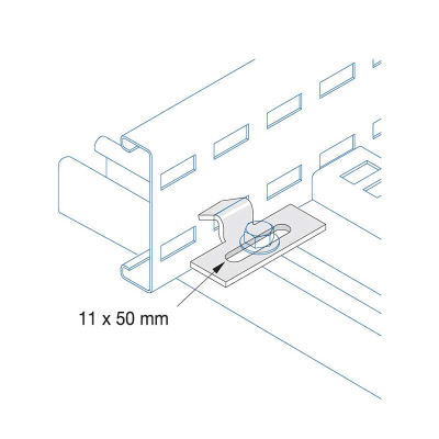 Hold Down Clip *20* Unistrut Cable Ladder HDG