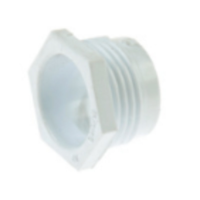 25mm White Plastic Male Bushes PVC Plastic Conduit