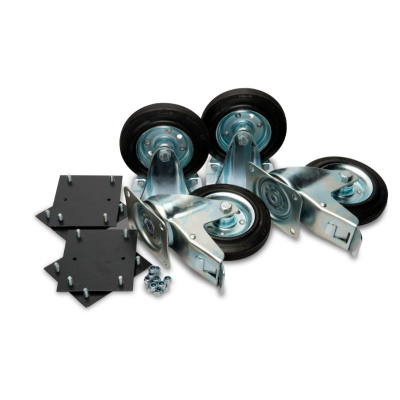 6InchCastors + Fixings Max 135KG 4 PK 2xFixed 2xBraked