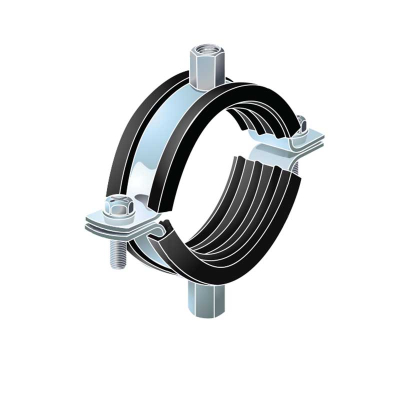 20-25mm Double Boss Insulated Pipe Clamps M8/M10 Dual Thread
