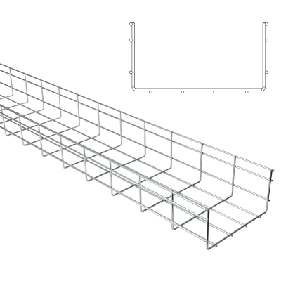 Marco 106 x 300mm Standard Cable Basket Wire Tray EZ 3mtr