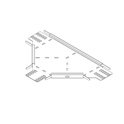 300mm MD Cable Tray Tee S/S Medium Duty A4 316 S/Steel