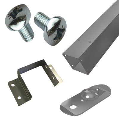 50x50mm Change Face Coupler For Galv Trunking
